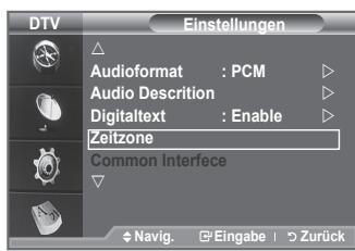 SAMSUNG LE40A656A1F - Zeitzone auswahlen (Nur Spanien) - 1