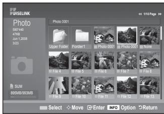 SAMSUNG LE40A656A1F - Using the PHOTO (JPEG) List - 2
