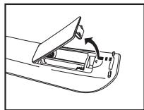 SAMSUNG LE40A656A1F - Insertion des piles dans la télécommande - 1