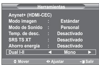 SAMSUNG LE40A656A1F - Selección del modo de sonido - 1