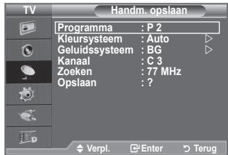 SAMSUNG LE40A656A1F - Kanalen handmatig opslaan - 2