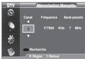 SAMSUNG LE40A656A1F - Mise à jour manuelle de la liste des chaînes - 1