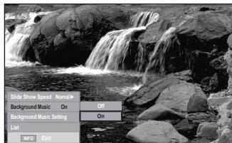 SAMSUNG LE40A656A1F - Background Music Setting: - 2