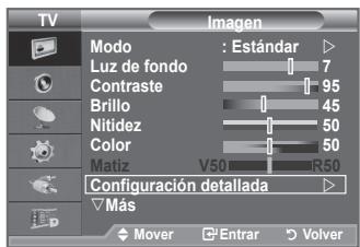 SAMSUNG LE40A656A1F - Puede selectionar el tono de color que le résultat más como do para la vista. - 1