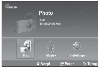 SAMSUNG LE40A656A1F - Dit menu toont de JPEG bestanden en mapper opgeslagen op een USB geheugen. - 1
