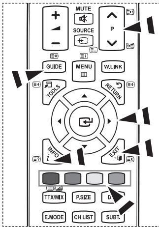 SAMSUNG LE40A656A1F - Visualizzazione di informazioni sul programma - 4