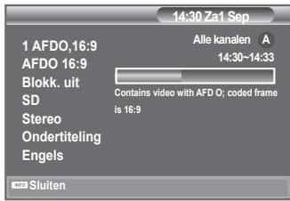 SAMSUNG LE40A656A1F - Programma-informatie weergeven - 2