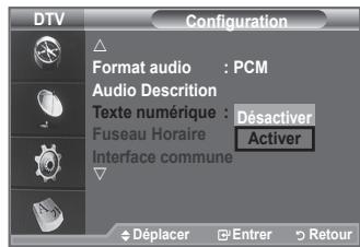 SAMSUNG LE40A656A1F - Sélection du texte numérique (Royaume-Uni uniquement) - 1