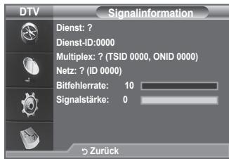 SAMSUNG LE40A656A1F - Überprüfen der Signalinformation - 1