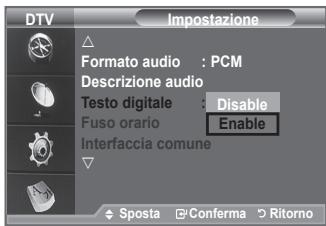SAMSUNG LE40A656A1F - Selezione del testo digitale (solo GB) - 1