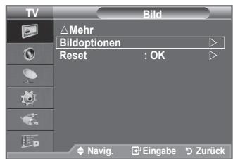 SAMSUNG LE40A656A1F - Konfigurieren der Bildoptionen - 1