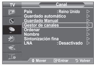 SAMSUNG LE40A656A1F - Adicc y bloqueo de canales - 1