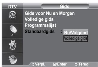 SAMSUNG LE40A656A1F - De standardgids instellen - 1