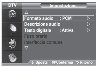SAMSUNG LE40A656A1F - Selezione del formato audio - 1