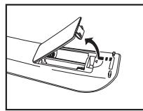 SAMSUNG LE40A656A1F - Installing Batteries in the Remote Control - 1