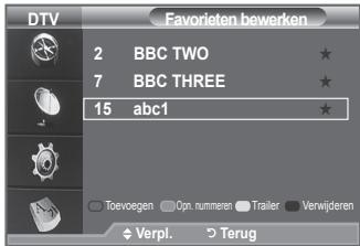 SAMSUNG LE40A656A1F - U knot deze functie wanner u een of meer voorkeurkanalen hebt geselecteerd. - 9