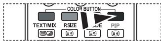 COLOR BUTTON TEXT/MIX P.SIZE MODE PIP