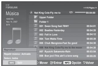 Música 5559 KB Nov 14, 2007 8/14 Reproduce Replé música : Activado Selectc. todos NATG Net King Cole-Fly me to Upper Folder Folder 1 001 Swan Song feat.TBNY 002 Beatles-Yesterday 003 Fall in Love 004 Tom Walls-Time 005 Chuk Mangione-Feel So good 006 Nat King Cole-Fly me to the moon 007 Ryuchi Sakamoto-Rain 008 Bon jovi-This ain't a love song Mover Entrar INFO Opción Volver