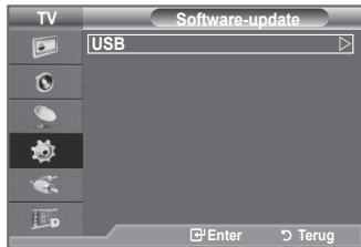 TV USB Software-update Enter Terug