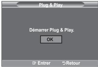 Plug & Play Démarrer Plug & Play. OK Entrer >Retour