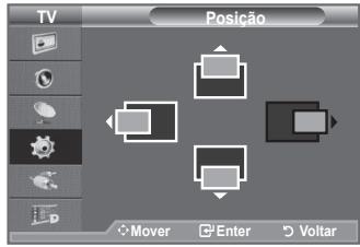 TV Posição Mover Enter Voltar