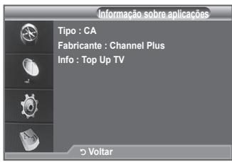 Informação sobre aplicações Tipo : CA Fabricante : Channel Plus Info : Top Up TV Voltar