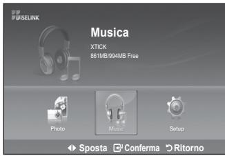 Musica XTICK 861MB/994MB Free Photo Music Setup Sposta Conferma Ritorno