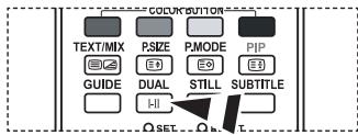 COLORCAPTOR TEXT/MIX PSIZE P.MODE PIP GUIDE DUAL STILL SUBTITLE SET
