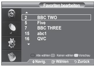Favorite bearbeiten 2 BBC TWO 5 Five 7 BBC THREE 15 abc1 16 QVC Alle wählen Keinen wählen Vorschau Navig. Wählen Zurück