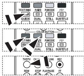 SAMSUNG LE40F86B - Utilizzo della modalità Fastext per selezionare una pagina Teletext - 1