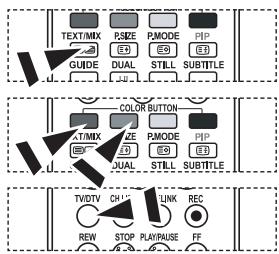 SAMSUNG LE40F86B - Uso de Fastext para seleccionar una página del teletexto - 1