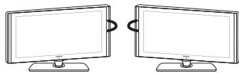 SAMSUNG LE40F86B - Drehbarer Fuß (Links / Rechts) - 1