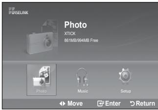SAMSUNG LE40F86B - Ogled avtomatskega predvajanja slik - 1