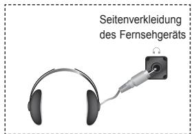 Seitenverkleidung des Fernsehgeräts