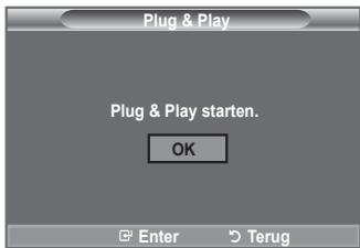 Plug & Play Plug & Play starten. OK Enter Terug
