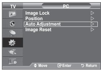 SAMSUNG LE40F86B - Samodejna prilagoditev zaslona PC-ja (samodejna prilagoditev): - 1