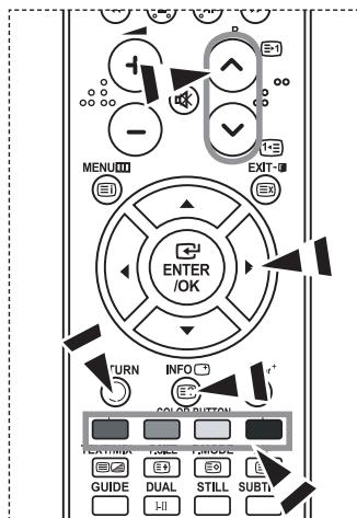 MENU EXIT-1 ENTER /OK TURN INFO COLOR BUTTON TAXI/MAX RAREL CINDOLE GUIDE DUAL STILL SUBTi