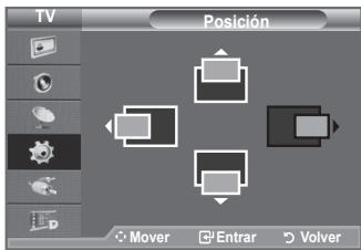 TV Posición Mover Entrar Volver