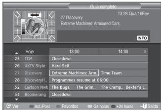 Guis complete 13:28 Qua 16Fev 27 Discovery Extreme Machines: Armoured Cars NFD Haje 13:00 14:00 25 TCM Closedown 26 UKTV Style Hard Sell 27 Discovery Extreme Machines: Arm Time Team 28 Discovery... Programmes resume at 06:00 32 Cartoon Nwk The Bugs... The Grim... The Cramp., Dexter's L... 33 Boomerang Closedown Ver Act Post Favoritos 24 horas +24 horas ~Saia