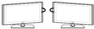 SAMSUNG LE40F86B - Support pivotant (gauche/droite) - 1