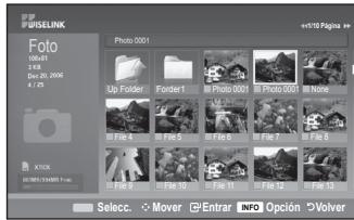 USELINK Foto 100.01 2 KB Date: 20-2006 4 / 25 Photo 0001 Up Folder Folder1 Photo 0001 Photo 0001 Noise File 4 File 5 File 6 File 7 File 8 File 9 File 10 File 11 File 12 Selectc. Mover Entrar INFO Opcion Volver