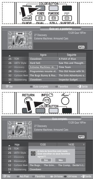 COLOR BUTTON P SIZE PMODE PIP GUIDE DUAL STU... SUBTITLE 27 Discovery Extreme Machines: Armoured Cars 13.28 Qua 16Fev INFO TGM Closedown A Patch of Blue UKTV Style Hard Sell Saw This and Thought.. DiscoveryH.. Extreme Machines: Ar.. Time Team DiscoveryH.. Programmes resume at.. This Old House with St.. Cartoon Nwk The Bugs Bunny & Roa.. The Grim Adventures o.. Boomerang Closedown Inspector Gadget Ver Guia completo Favorites Saïda RETURN INFO A Player COLOR BUTTON 13.28 Qua 16Fev 27 Discovery Extreme Machines: Armoured Cars INFO Hoge 13.00 14.00 25 TGM A liste de favorites está vezic. UKTV Style Quer aschiller des tous favoritos DiscoveryH.. Sim Não 28 DiscoveryH.. The Bugs.. The Grim.. The Cramp.. Dexter's L.. Cartoon Nwk Baromerang Closedown Ver Act./Post Favorites -24 horas +24 horas Saïda