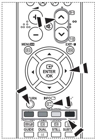 MENU ENTER /OK TURN INFO COLOR BUTTON TORTIME TIME PONCE GUIDE DUAL STILL SUBT