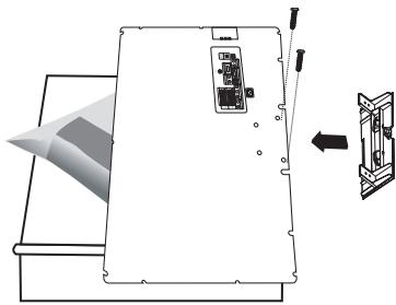SAMSUNG LE40F86B - Namestitev kompleta za pritrditev na steno - 1