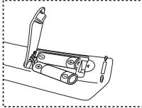 SAMSUNG LE40F86B - Installing Batteries in the Remote Control - 2