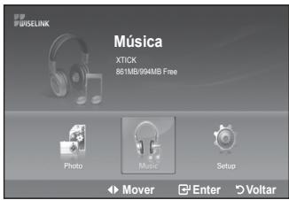 USELINK Música XTICK 861MB/994MB Free Photo Music Setup Mover Enter Voltar