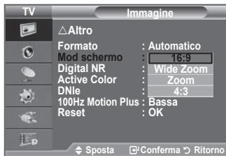 SAMSUNG LE40F86BD - Selezione della modalità schermo - 1