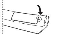 SAMSUNG LE40F86BD - Installing Batteries in the Remote Control - 3