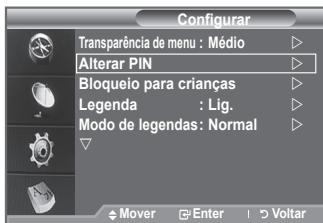 SAMSUNG LE40F86BD - Alterar PIN - 1
