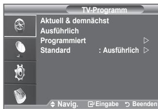 SAMSUNG LE40F86BD - Vorschau des DTV-Menusystems - 2